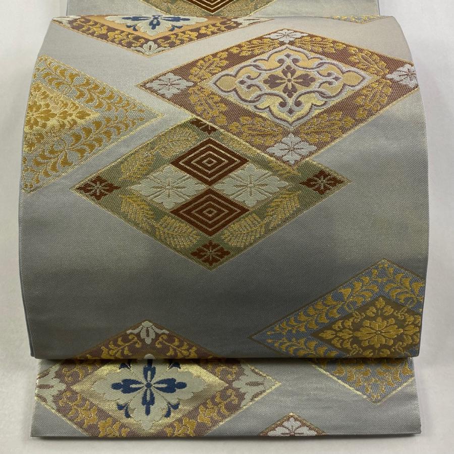 袋帯 川島織物 花菱 金色 正絹 袋帯 川島織物 花菱 金色 正絹