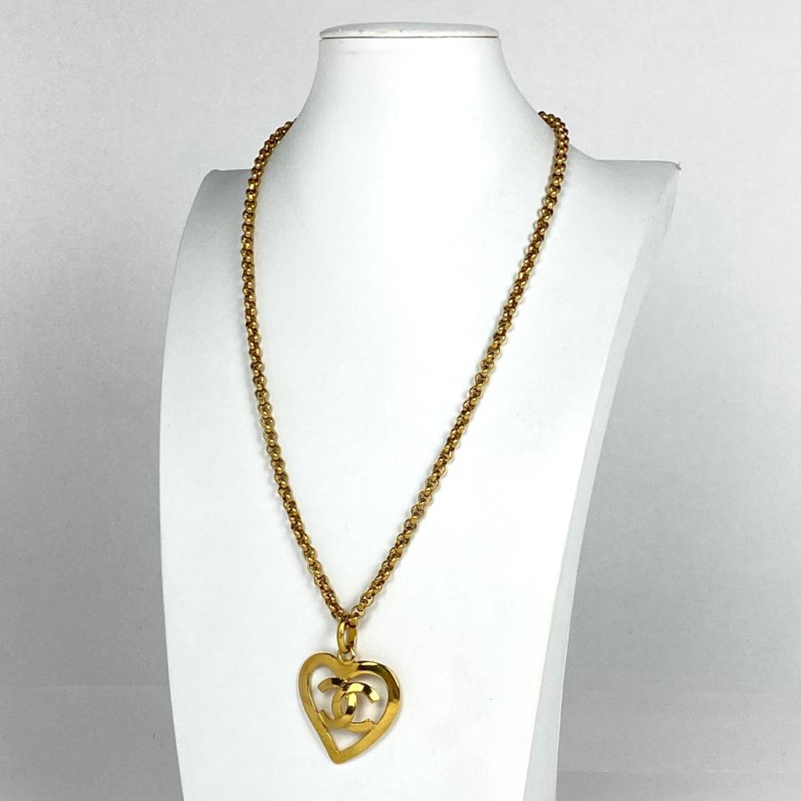 CHANEL（シャネル） ココマーク ハートモチーフ ネックレス チェーン