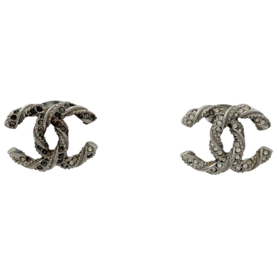 CHANEL（シャネル） ココマーク ラインストーン ピアス ピアス 