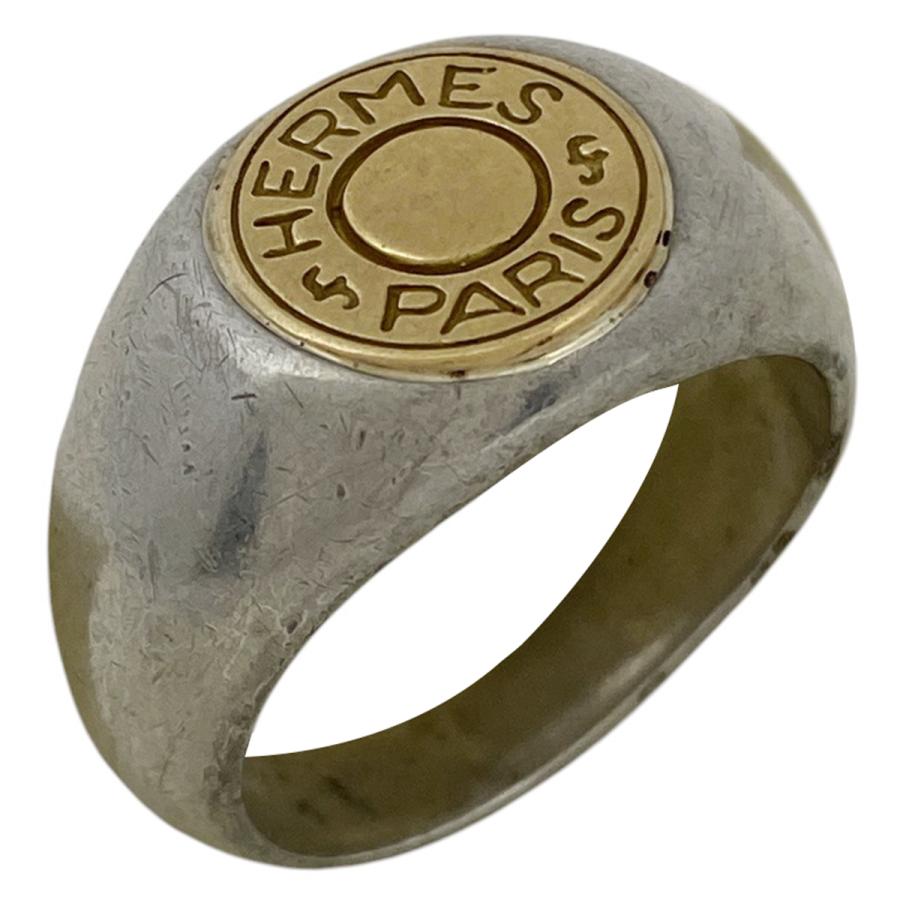HERMES（エルメス） セリエ リング 指輪 K18 リング 18号 シルバー