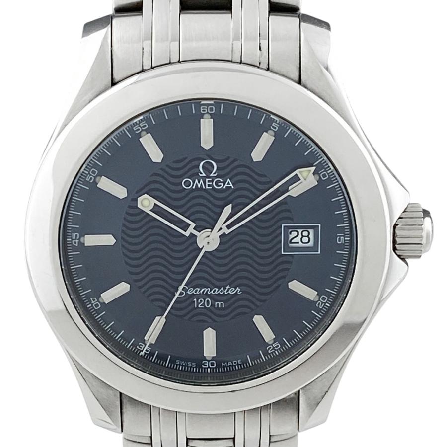 OMEGA（オメガ） シーマスター 120 2511.81 腕時計 SS クォーツ ブルー