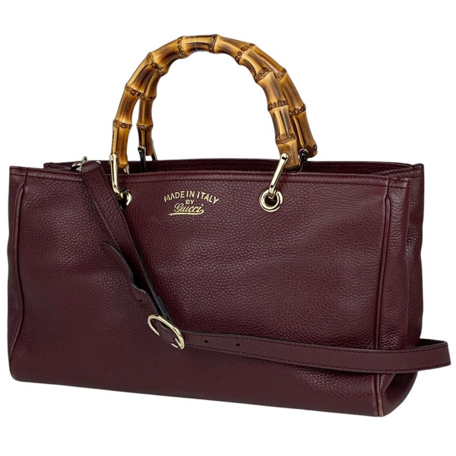 GUCCI（グッチ） バンブー ショッパー ミディアム ハンドバッグ 2WAY