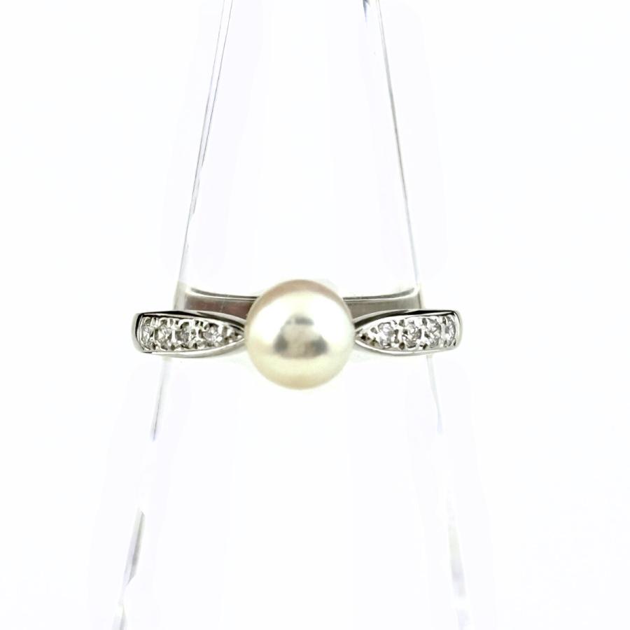 MIKIMOTO（ミキモト） パール デザインリング プラチナ 指輪
