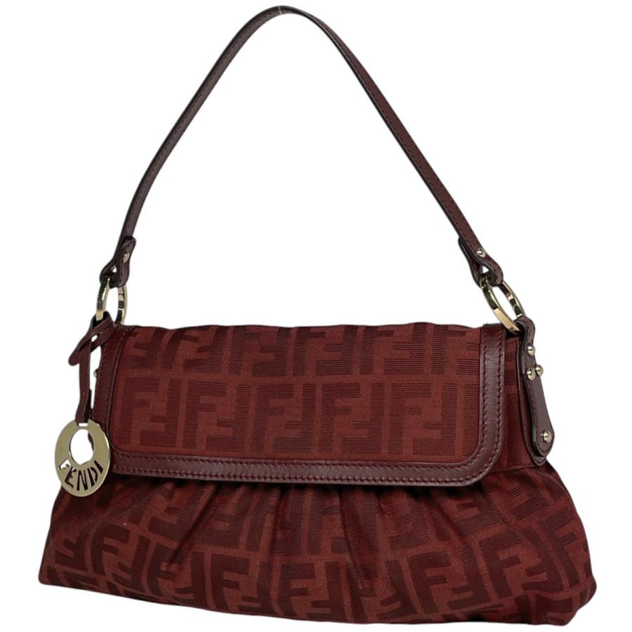 FENDI フェンディ ズッカ柄 ミニハンドバッグ レッド レディース ブランド FENDI フェンディ ズッカ柄 ハンドバッグ レッド レディース ブランド