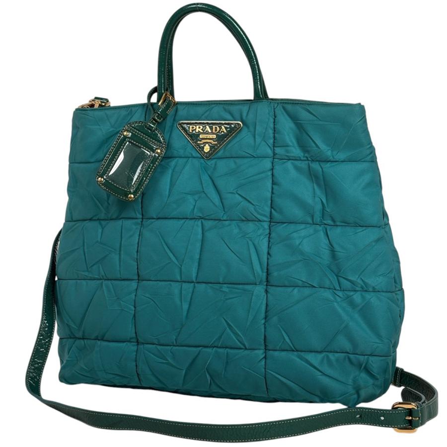 PRADA（プラダ） ロゴプレート トートバッグ 2WAY ショルダーバッグ