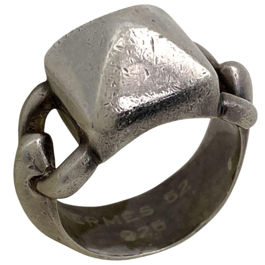 HERMES（エルメス） メドール リング 指輪 12号 シルバー925 シルバー