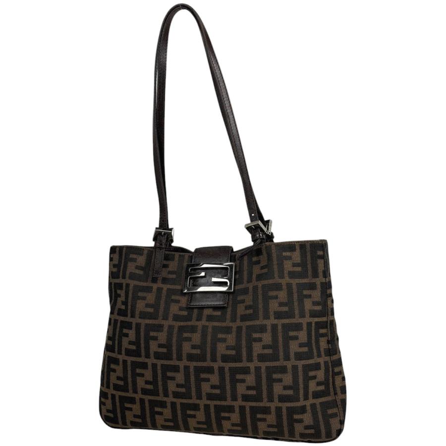 FENDI（フェンディ） ズッカ柄 トートバッグ ハンドバッグ トート