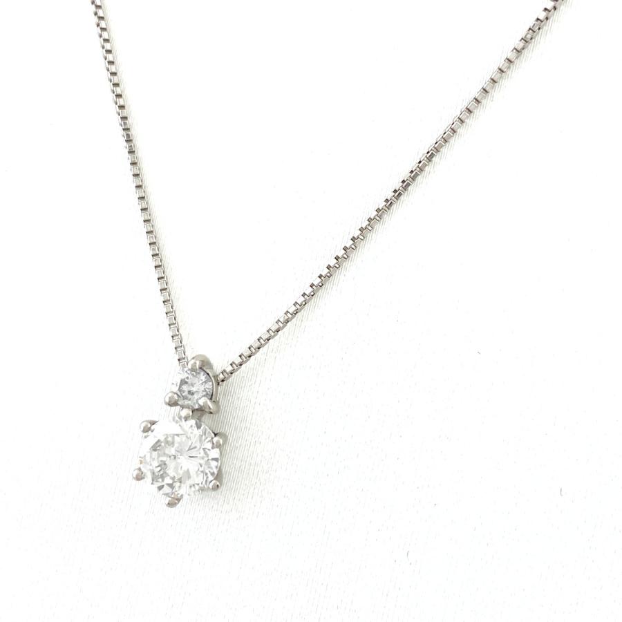 プラチナ ネックレス Pt900 Pt850 K18 メレダイヤ 重さ4.76g プラチナ ネックレス Pt900 Pt850 K18 メレダイヤ 重さ4.76g プラチナ