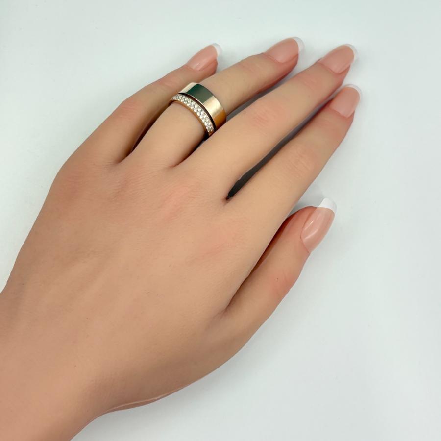 メレダイヤ デザインリング PG ピンクゴールド 指輪 リング 12号 K18