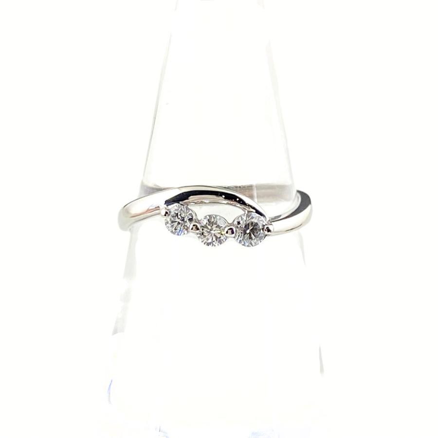 ◇最終価格◇プラチナ✳︎メレダイヤリング✴︎15石✴︎美品 メレダイヤ デザインリング プラチナ 指輪 リング 12.5号 Pt900