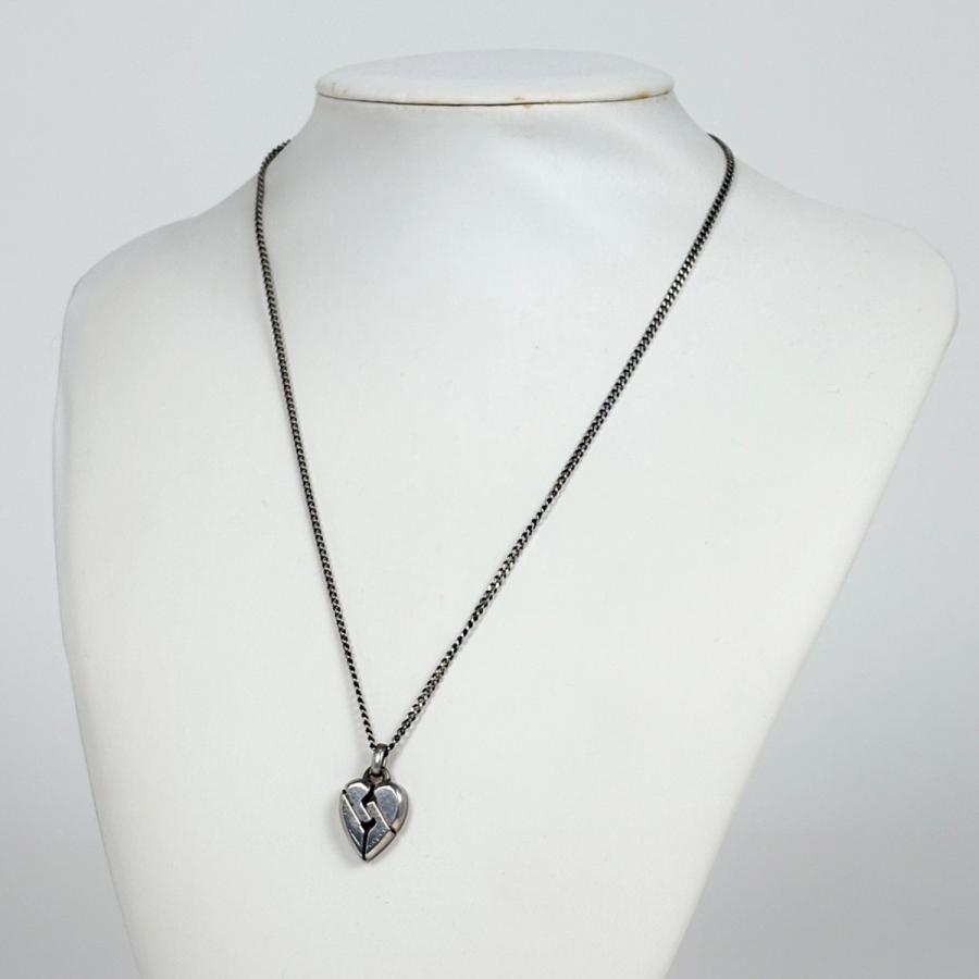 美品　GUCCI ハートノットペンダント 国内即発☆GUCCI☆グッチノット ハート ネックレス 313463 (GUCCI