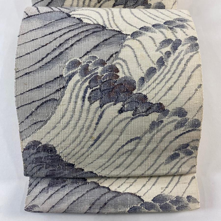 ネネ！+パールトーン加工+松葉仕立て ○【WEB限定】直接仕立て 九寸帯 （開き仕立て／松葉仕立てをお選び