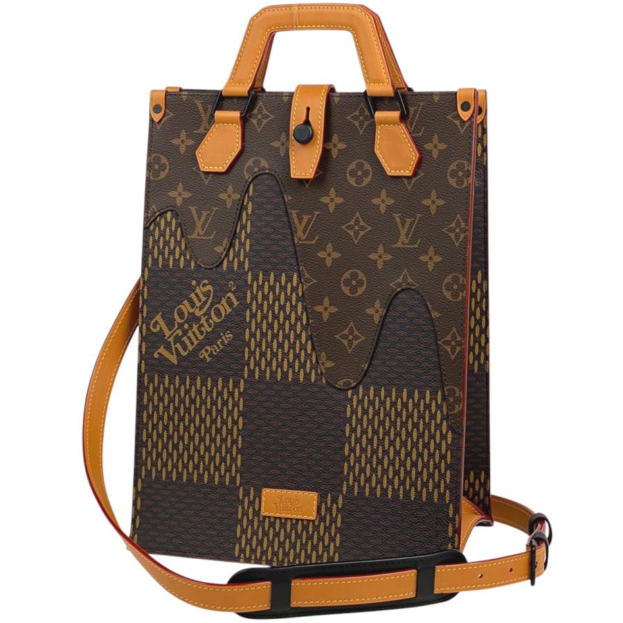 ルイ ヴィトン LOUIS VUITTON ヴァージル・アブロー×NIGO ミニトート ダミエ・エベヌ ジャイアント N40355 2WAYバッグ 【中古】Aランク LOUIS VUITTON（ルイ・ヴィトン） ミニトート ヴァージルアブロー NIGO