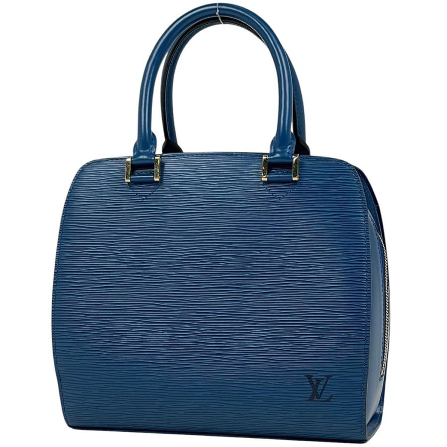 【LOUIS VUITTON】ポンヌフ エピ トレドブルー レザーハンドバッグ LOUIS VUITTON（ルイ・ヴィトン） ポンヌフ 手提げ ハンドバッグ エピ
