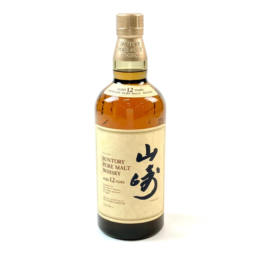 SUNTORY 山崎 12年 ピュアモルトウイスキー 750ml 福島県内発送【古酒】 SUNTORY WHISKY 山崎 12年 ピュアモルト 希少最