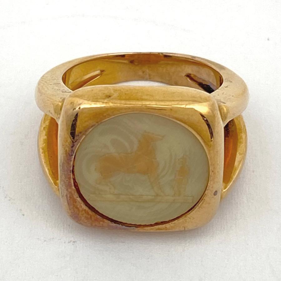 HERMES（エルメス） コロゾ リング 指輪 馬モチーフ ホース