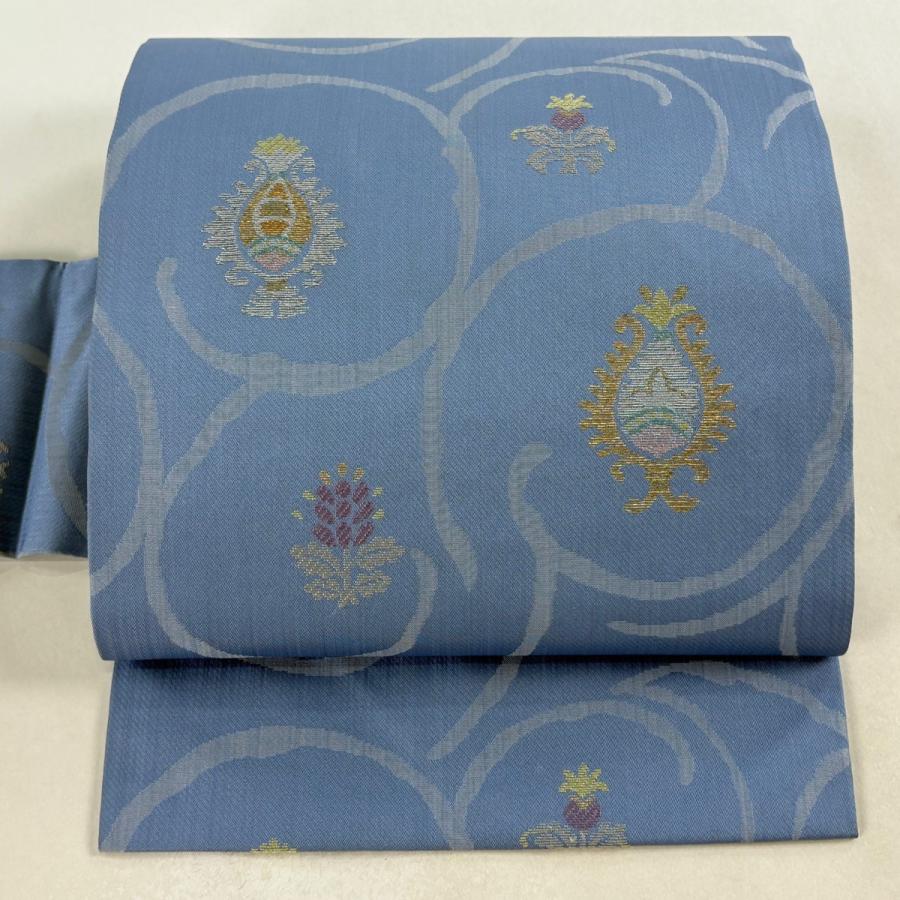 M252 帯屋捨松　1854年創業　夏帯　正絹　名古屋帯 M252 帯屋捨松 1854年創業 夏帯 正絹 名古屋帯