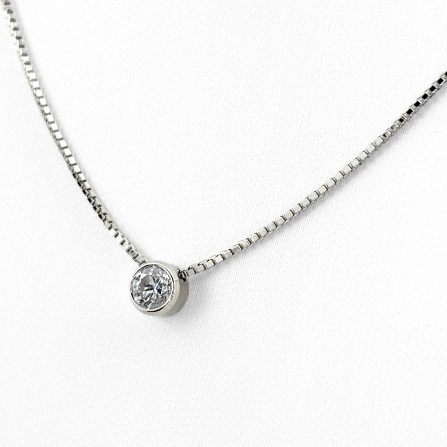 pt850レディースネックレス&ダイヤモンドトップ中古 ダイヤモンド デザインネックレス プラチナ ペンダント ネックレス