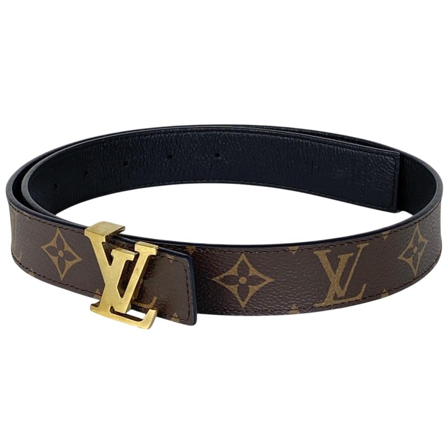 [中古]正規品！ルイヴィトン　サンチュール LVイニシアルベルト ブラウン LOUIS VUITTON（ルイ・ヴィトン） サンチュール LV イニシャル