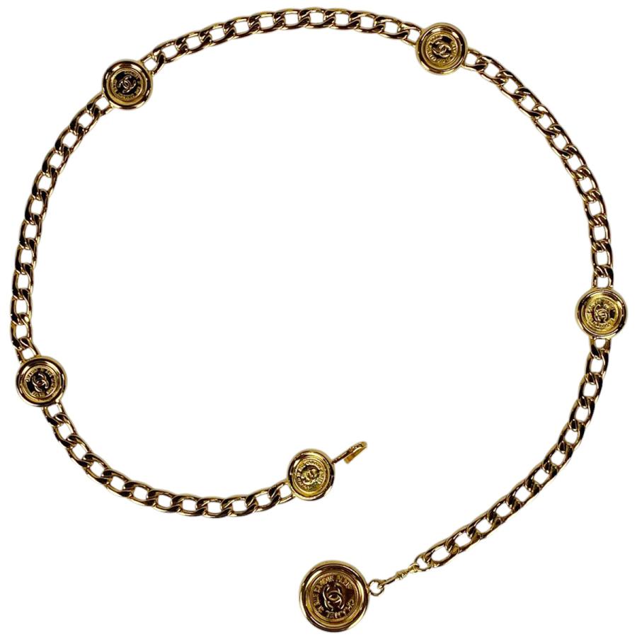 CHANEL（シャネル） ココマーク チェーン ベルト コイン 94P刻印 GP