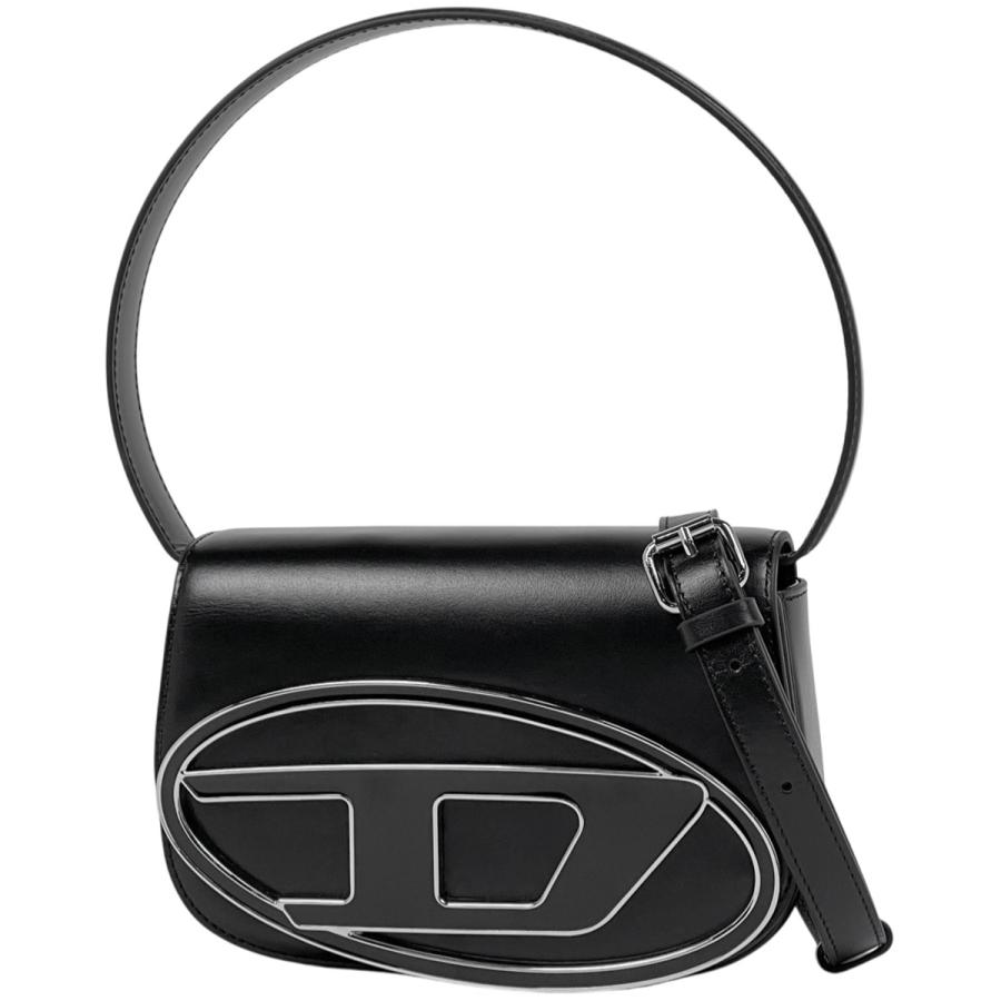 美品　DIESEL ディーゼル ショルダーバッグ レザー 黒 斜め掛け 834 DIESEL（ディーゼル） DIESEL 1DR ショルダーバッグ 2WAY 肩掛け 斜め