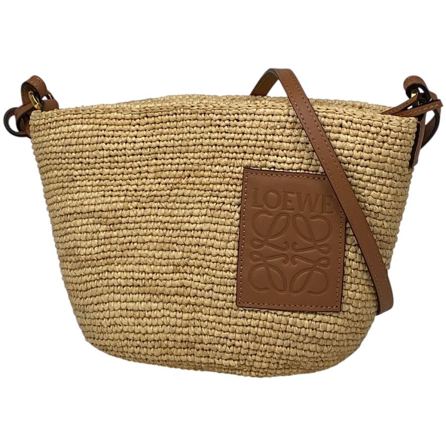 LOEWE（ロエベ） スリット ポシェット バッグ アナグラム かごバッグ