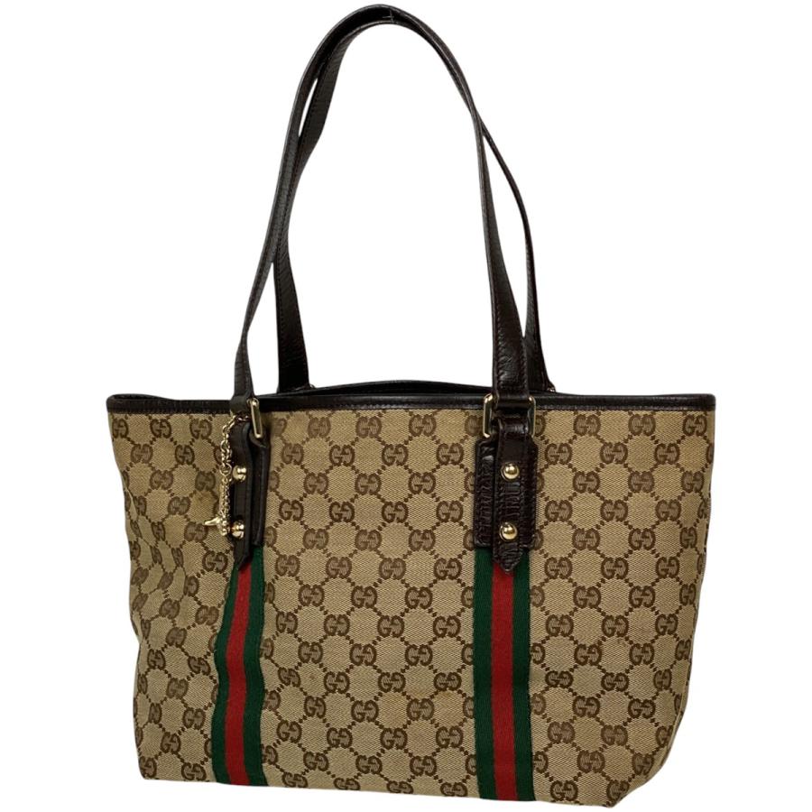 GUCCI グッチ GG柄 シェリーライン トートバッグ ブラウン 【公式通販】