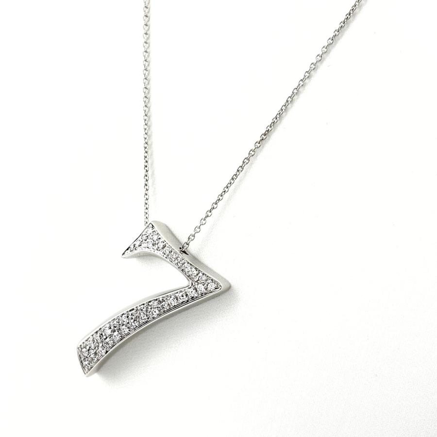 フランクミュラー　18kホワイトゴールド　タリスマン ナンバー7 ブラックダイヤ フランクミュラー FRANCK MULLER タリスマン ナンバー7 ネックレス