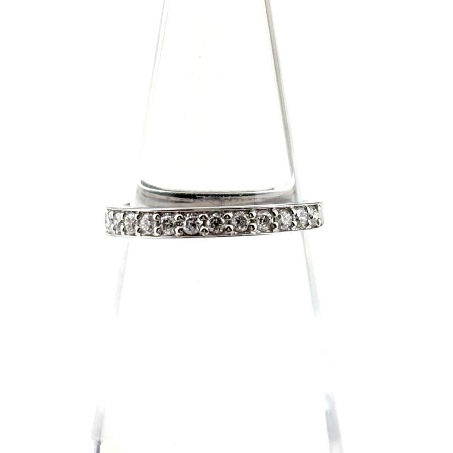 メレダイヤ デザインリング WG ホワイトゴールド 指輪 リング 6号 K18