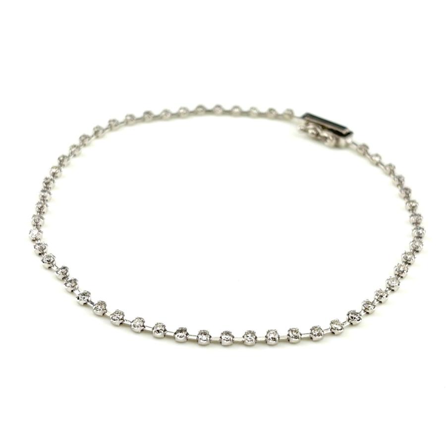 メレダイヤ デザインブレスレット プラチナ 腕輪 ブレスレット Pt850