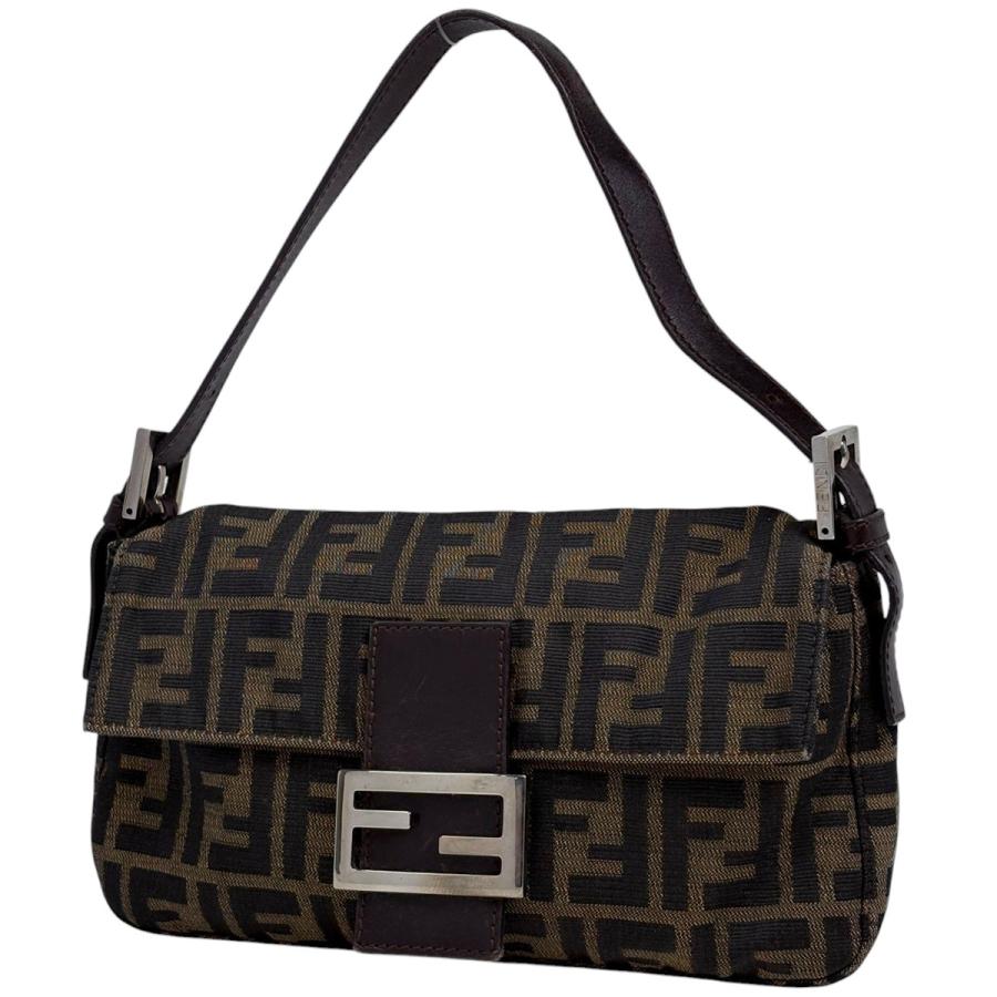 美品 希少 FENDI マンマバケット ズッカ柄 ワンショルダーハンドバッグ FENDI（フェンディ） ズッカ柄 マンマバケット ワンショルダー