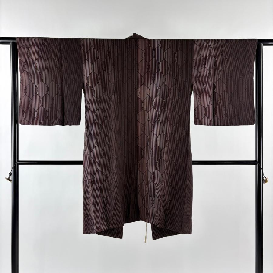 道中着 身丈102cm 裄丈63cm 正絹 名品 【中古】 道中着 身丈102cm 裄丈63cm 正絹 名品 【中古】の通販 by バイセル