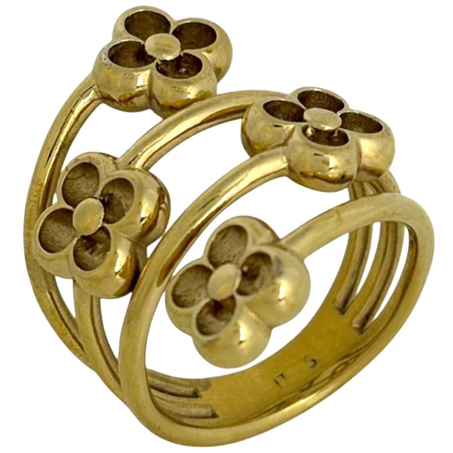 LOUIS VUITTON フラワーリング激レア 極美品 指輪 シルバー箱付き LOUIS VUITTON フラワーリング激レア 極美品 指輪 シルバー箱付き