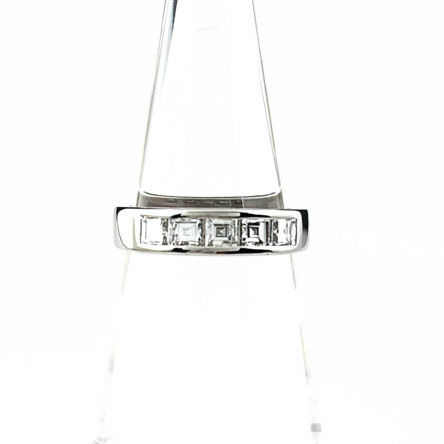 プラチナ　指輪　リング　デザインリング　11号　pt900 メレダイヤ デザインリング プラチナ 指輪 リング 11号 Pt900