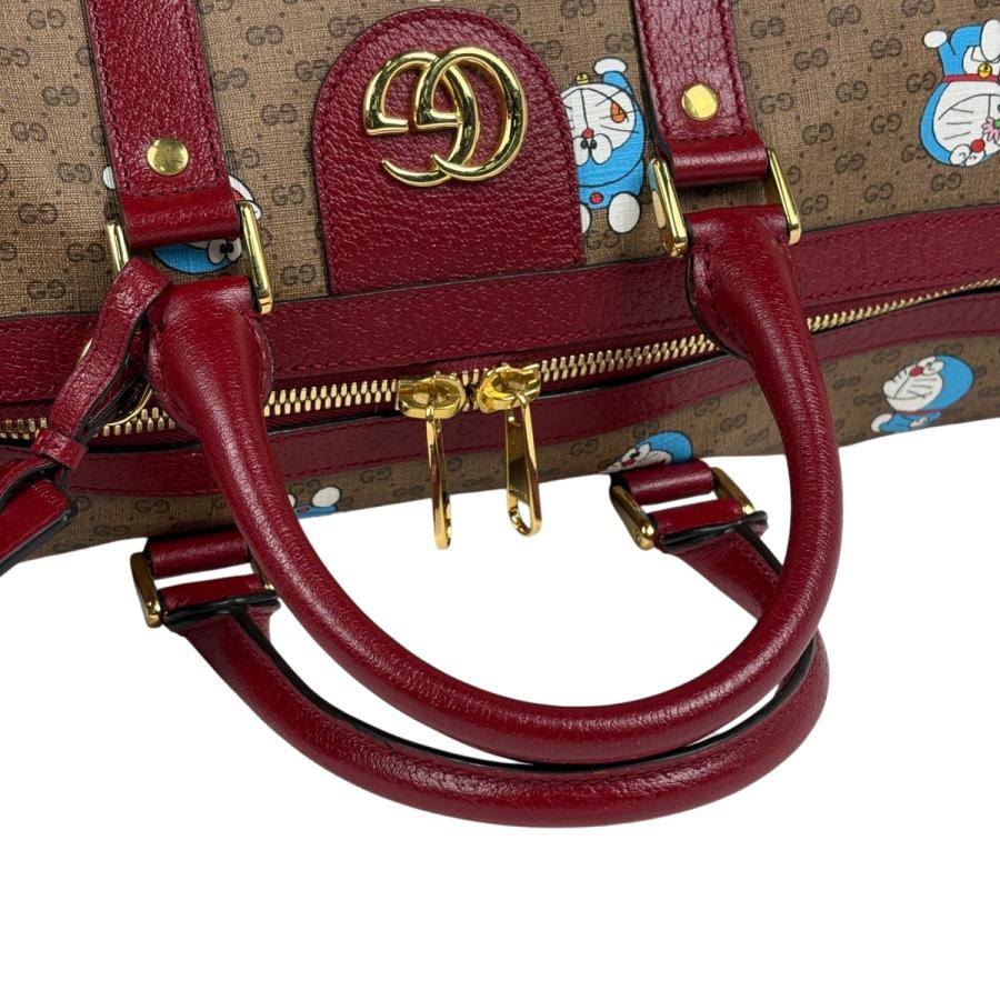 GUCCI（グッチ） マイクロGG柄 ボストンバッグ ドラえもんコラボ 