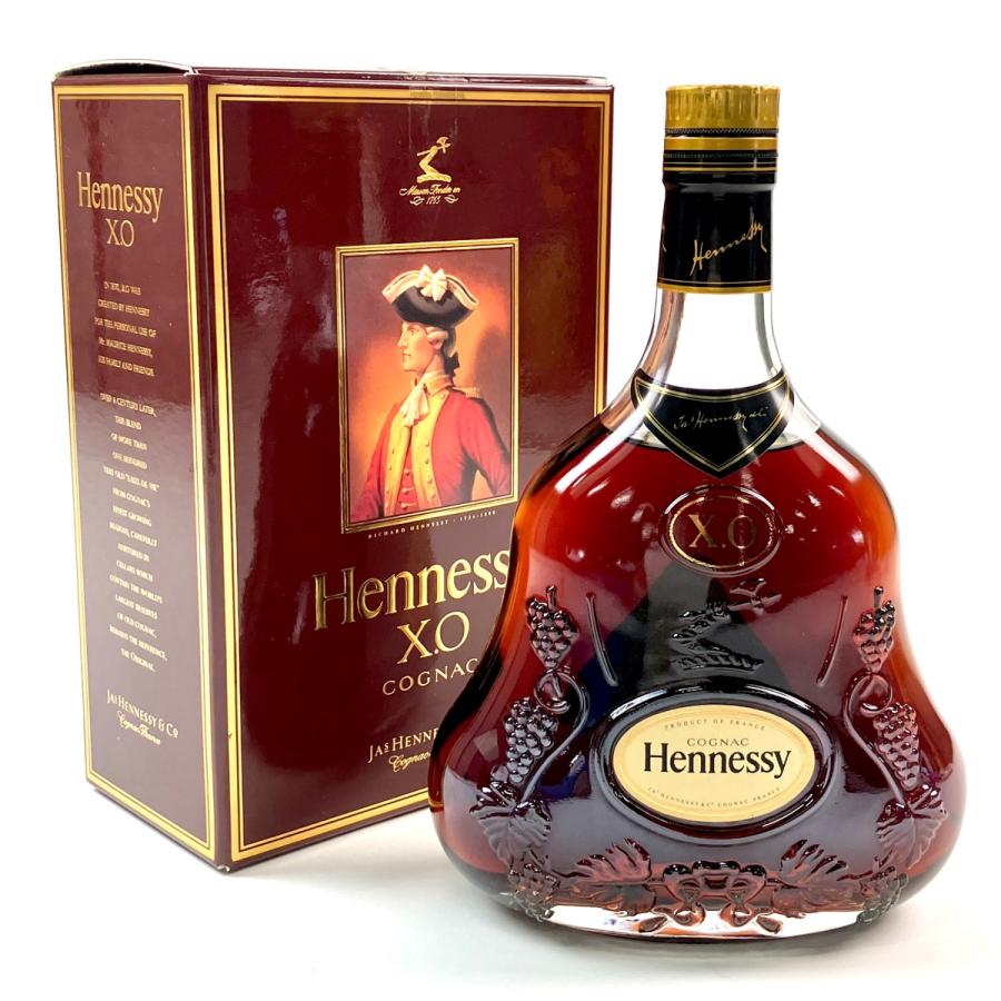Hennessy X.O コニャック 700ml　金キャップクリアボトル ヘネシー Hennessy XO 金キャップ クリアボトル 700ml ブランデー