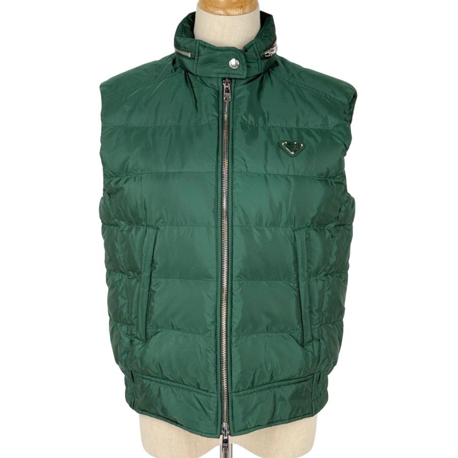 PRADA フード付きキルティングベスト Tg.50 PRADA フード付きキルティングベスト Tg.50 PRADA フード付き