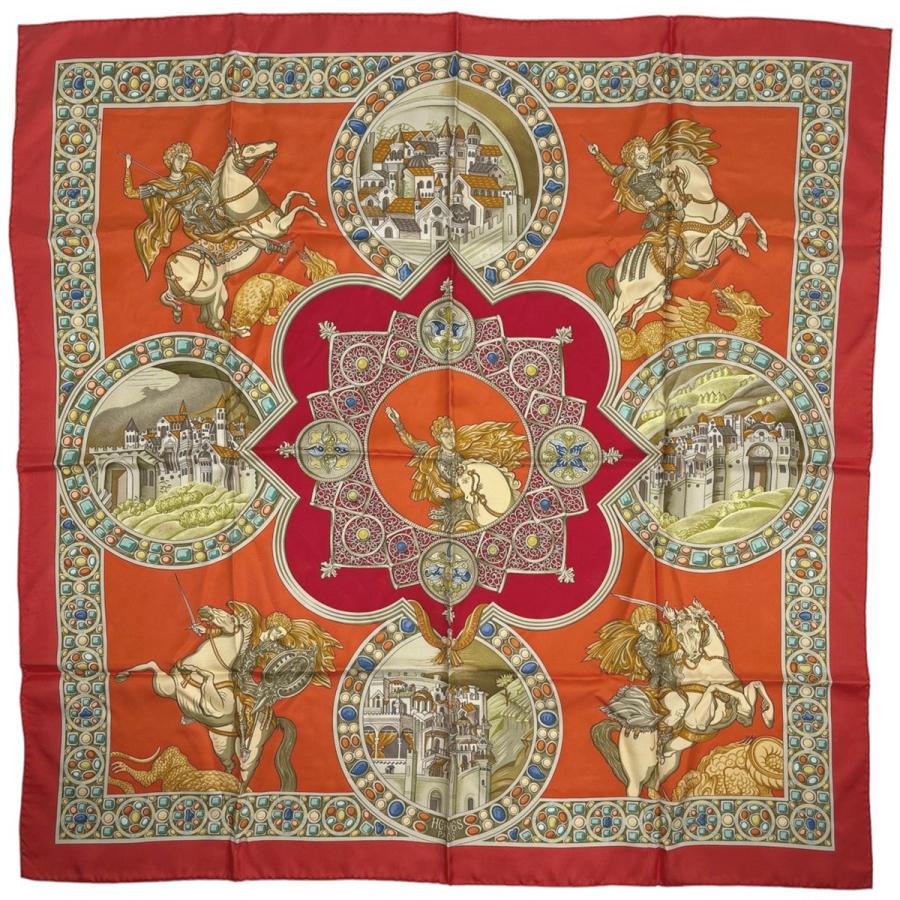 HERMES（エルメス） カレ 90 LE TRIOMPHE DU PALADIN 正義の騎士の勝利