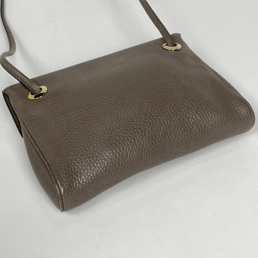 デルヴォー DELVAUX ロゴ ショルダーバッグ 斜め掛け ショルダーバッグ レザー ブラウン レディース 中古 在庫一掃_1