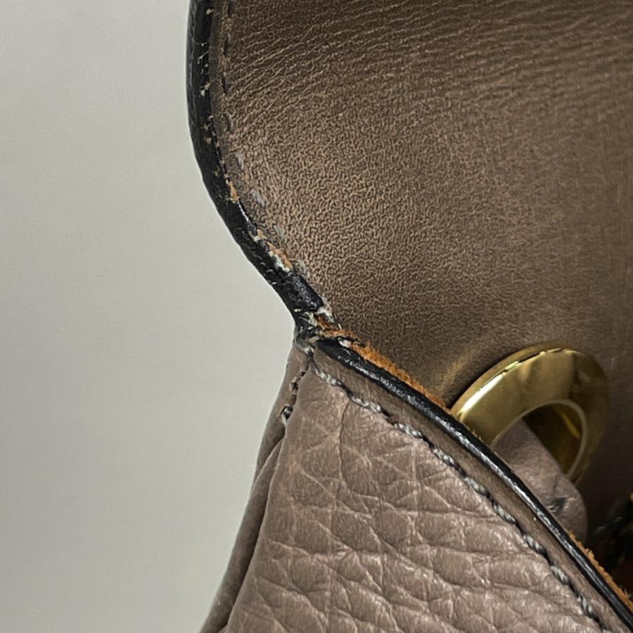デルヴォー DELVAUX ロゴ ショルダーバッグ 斜め掛け ショルダーバッグ レザー ブラウン レディース 中古 在庫一掃_5
