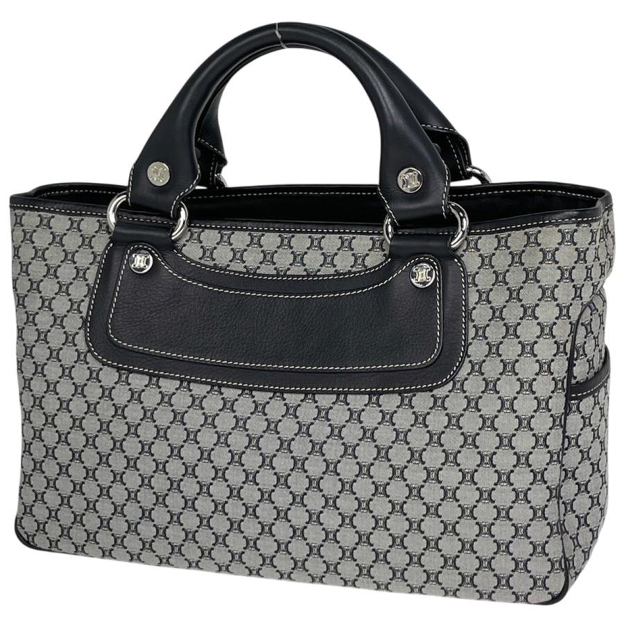 CELINE（セリーヌ） ブギーバッグ マカダム柄 ハンドバッグ キャンバス