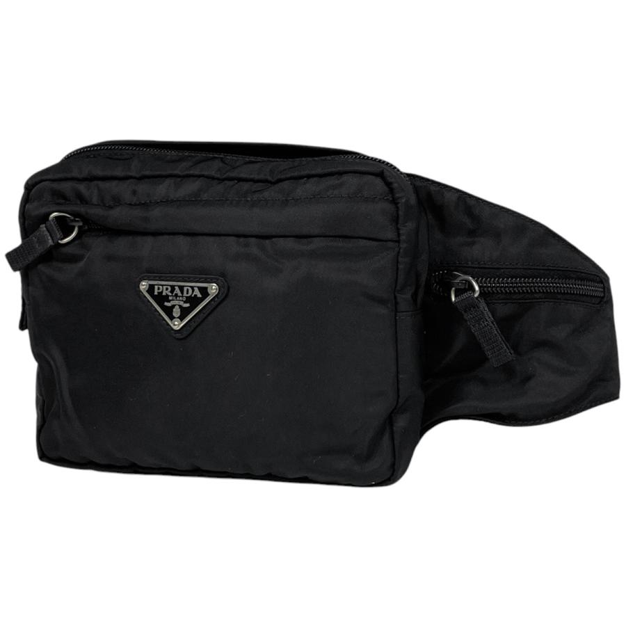 PRADA（プラダ） ロゴプレート ウエストバッグ ボディバッグ ボディ