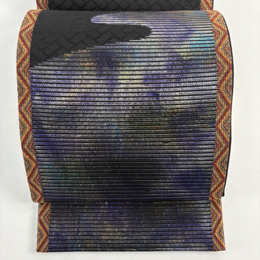 美品【洒落袋帯】袋帯★正絹 太鼓柄⭐︎訪問者 洒落着　★中古 美品】 袋帯 名品 お太鼓柄 正絹 【中古】の通販 by バイセル ラクマ店