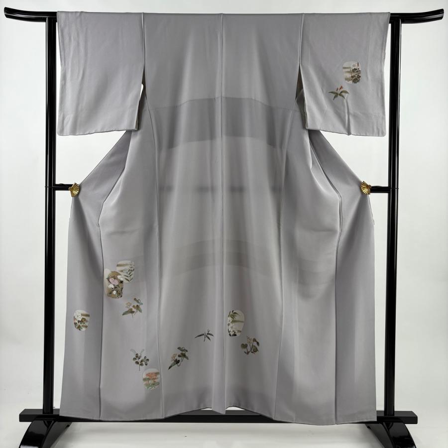 訪問着 身丈157.5cm 裄丈63.5cm 正絹 逸品 【中古】 美品】 訪問着 身丈157.5cm 裄丈61.5cm 正絹 秀品 【中古】の通販 by