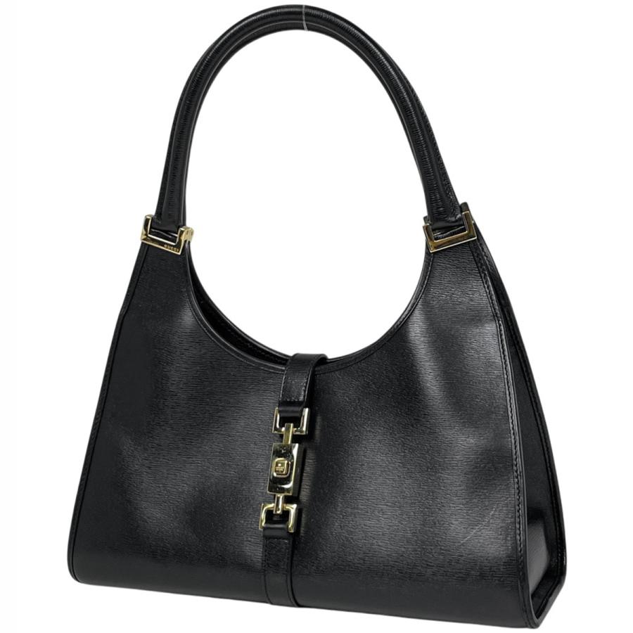 Gucci GGパターン ショルダーバッグ ブラック 0021067 中古 Gucci GGパターン ショルダーバッグ ブラック 0021067 中古