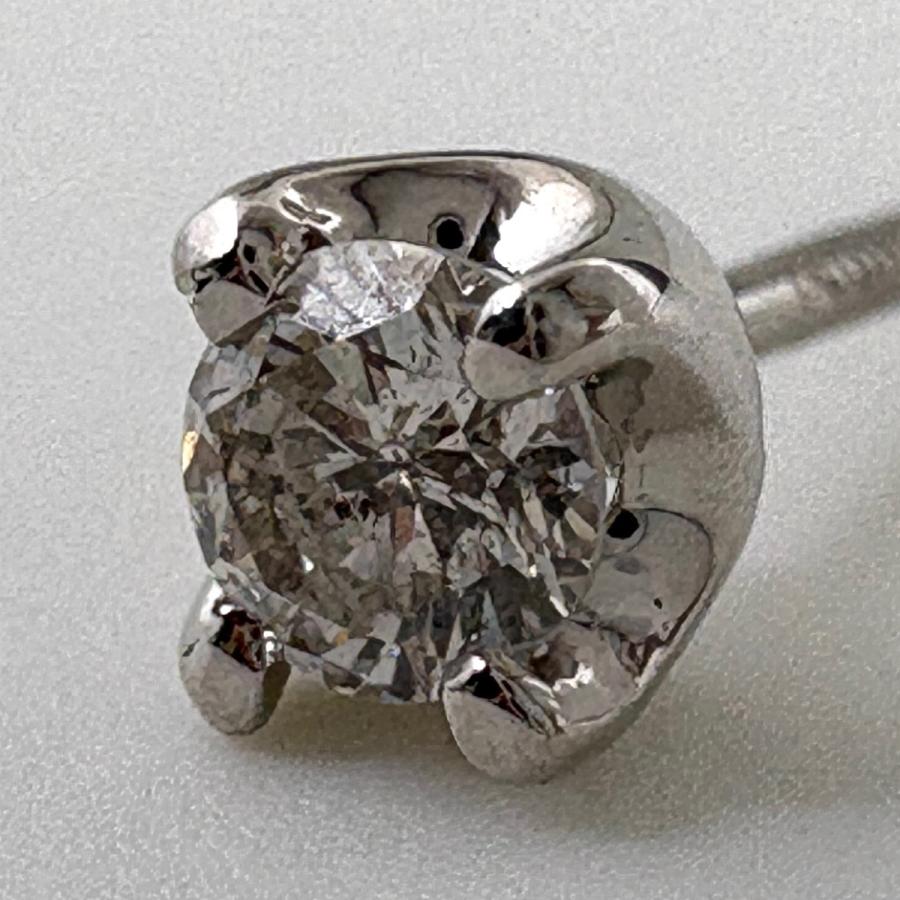 メレダイヤ デザインピアス プラチナ ピアス Pt900 ダイヤモンド レディース 中古_2