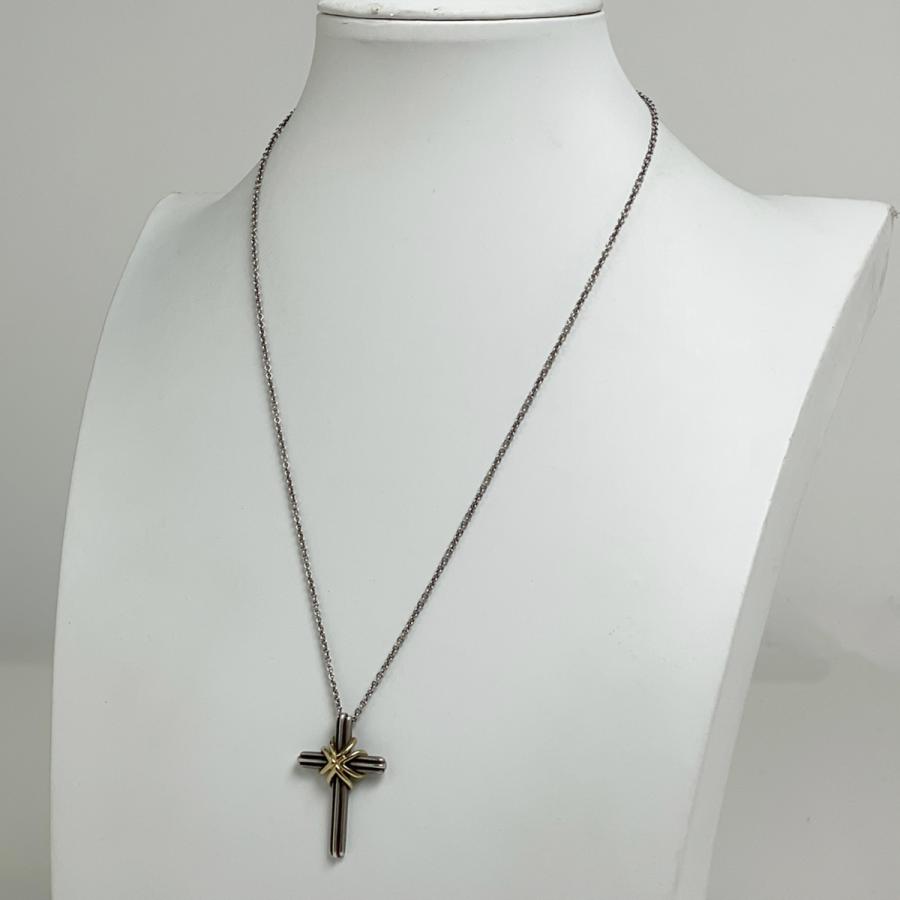 TIFFANY&Co.（ティファニー） シグネチャー クロス ネックレス K18