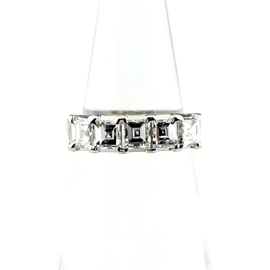 メレダイヤ デザインリング プラチナ 指輪 リング 7号 Pt900