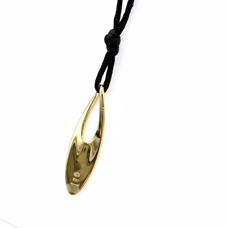 ジョージジェンセン Georg Jensen ゼファー ネックレス YG イエロー