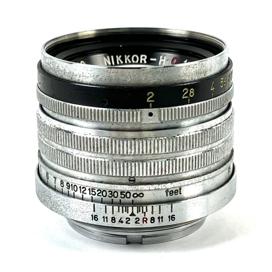 nikkor hc 50mm f2 黒帯 nippon kogaku L39 ニコン Nikon NIKKOR-H.C 50mm F2 5cm Lマウント L39 レンジ